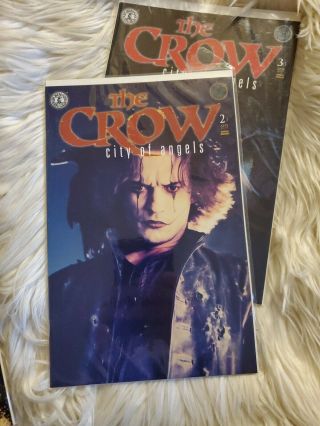 Rare The Crow : City of Angels 1 2 3 Complete SET - 1996 Kitchen Sink (Set A) 3
