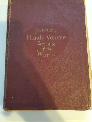 1921 Putnam Handy Volume Atlas Of The World
