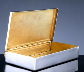 Rare C1890 Victorian James Dixon Gold Gilt Silver Plate Sandwich Travelling Box
