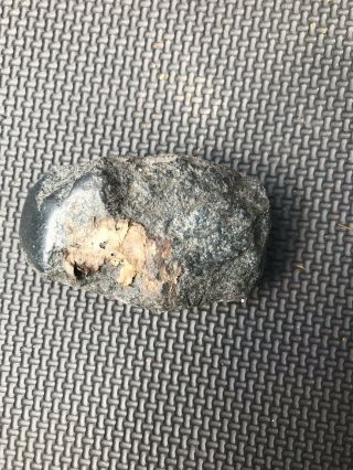 A & Rare Old Aboriginal Stone Hand Axe W.  Ground Edge Unusually Small