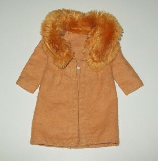 Barbie Doll Clothes Vintage Coat Fur Collar Best Buy 1970s J35