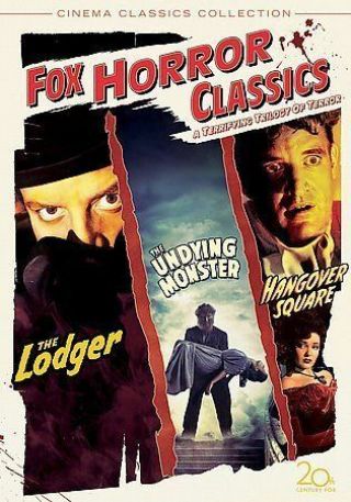 Fox Horror Classics 3 - Dvd Box: Lodger,  Undying Monster,  Hangover Square Rare Oop