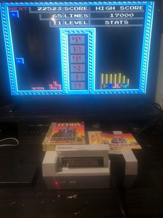 RARE Tetris Tengen (Nintendo NES) w/ Instruction Booklet Soviet Mind Game 2