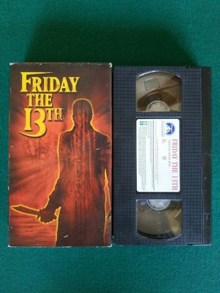 Friday The 13th - Part 1 (vhs,  1994) Rare