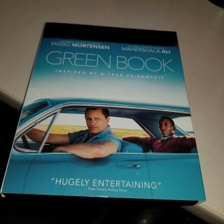 Green Book Bluray,  4k Slipcover & Digital Code,  Includes Rare Case.