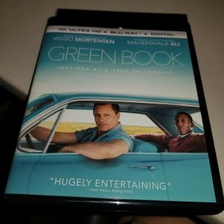 Green Book Bluray,  4k Slipcover & Digital Code,  Includes Rare Case. 3