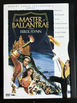 The Master Of Ballantrae [1952] (dvd,  2003) Rare Oop Errol Flynn