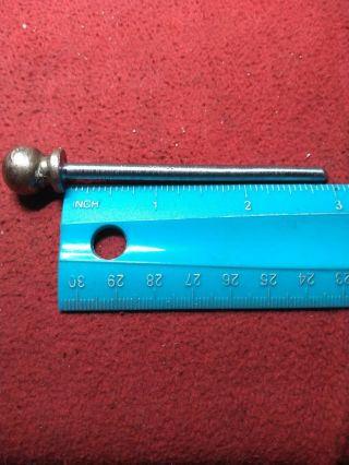 1 - 3/16 Vintage Rare Hinge Pins Cannon Ball Top Door Hardw. ,  Fits 3 " Hinge.  R3