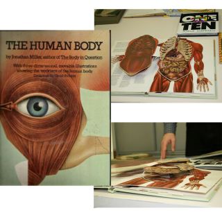 ✅ Very Rare - 3d Pop - Up Book - The Human Body - Jonathan Miller 1983 Hardcover