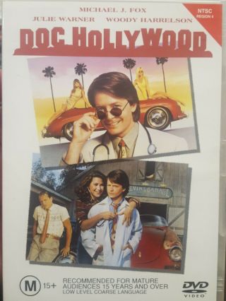 Doc Hollywood Rare Dvd Michael J Fox,  Julie Warner & Woody Harrelson Comedy Film
