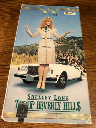 Troop Beverly Hills Vhs Vcr Video Tape Movie Shelley Long Slip Case Rare