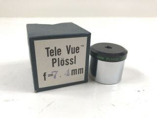 Tele Vue 7.  4mm Plossl Eyepiece (televue).  25” Vintage Rare Made In Japan