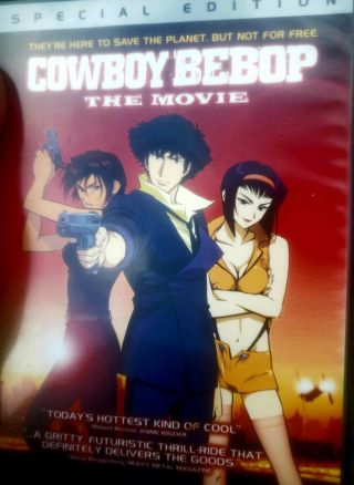 Cowboy Bebop: The Movie (dvd,  Special Edition) Rare Region 1 Disc,  Track