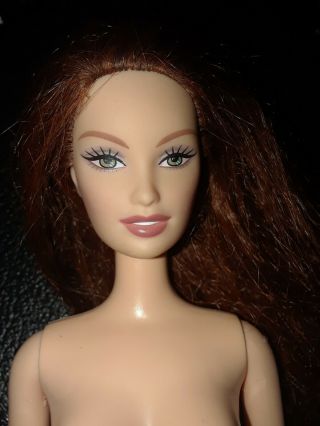 Barbie Fashion Fever Drew Doll Red Hair Green Eyes Rare Nude 2004 Mattel