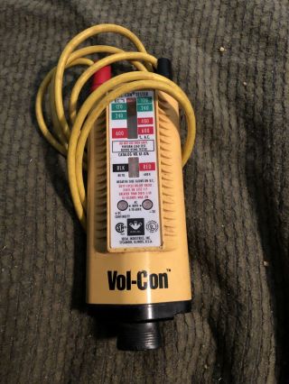 Ideal Vol - Con Electrical 61 - 076 Voltage,  Continuity Tester,  600vac,  600vdc