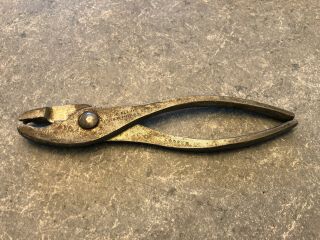 Rare Vtg Hose Clamp Pliers Hr1194 V - Forged In Usa -