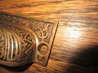EASTLAKE Bronze Bin File Cabinet Furniture Handle Victorian Brass Drawer Pull 2