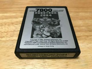 Robotron 2084 Rare Atari 7800 Prosystem U.  S.  Version Game Cartridge