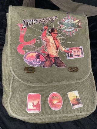 RARE Vintage Disney Indiana Jones Messenger Bag 2