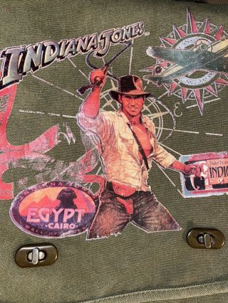 RARE Vintage Disney Indiana Jones Messenger Bag 3