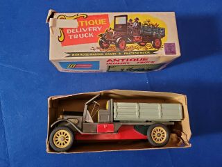 Vintage Sss Japan,  Antique Delivery Truck,  Non - Friction Model,
