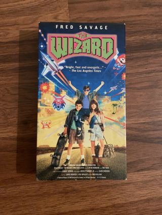 The Wizard (vhs,  1997) Fred Savage Nintendo Nes Movie Rare Oop Vgc