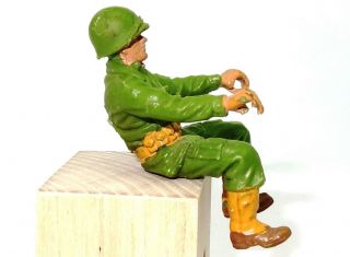 Britains Motorcycle Rider For No.  9682 Us Army Bike - Rare