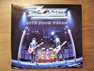 Zz Top - Live From Texas [digipak] (cd,  Nov - 2008,  Eagle Records) Rare " L/n "