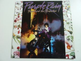 Prince - Purple Rain - Mega Rare 1st Press Purple Vinyl Lp,  Poster - Ex/vg,