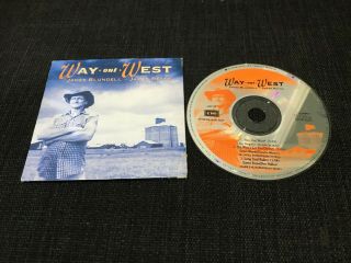James Blundell And James Reyne - Way Out West Rare Australian Cd Single