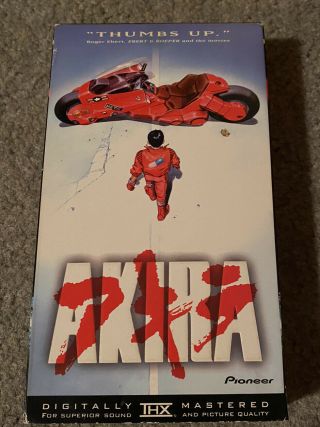 Akira (rare Anime Vhs,  2001,  Widescreen,  English Dialogue)
