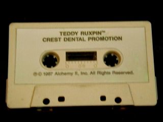 RARE TEDDY RUXPIN VISITS THE DENTIST - CREST - AUDIO CASSETTE TAPE ONLY - 2