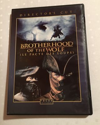 The Brotherhood Of The Wolf (dvd,  2008,  2 - Disc Set) Oop Rare