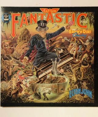Elton John - Captain Fantastic And The Brown Dirt Cowboy - Rare Mca Stereo Lp
