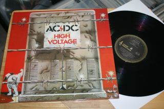 Ac/dc - High Voltage - Rare Albert Productions Australia Hard Rock Vinyl Album