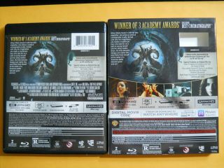 Pan ' s Labyrinth: w/RARE OOP Slipcover (4K Ultra HD & Blu - ray) NO DIGITAL CODE. 2