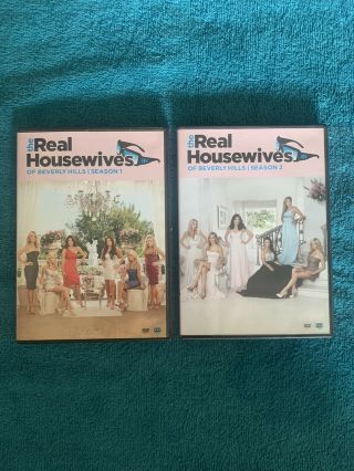 Bravo The Real Housewives Of Beverly Hills: Season 1 One And 2 Two Dvd 2012 Rare