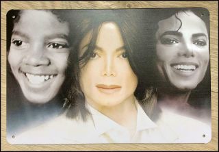 Michael Jackson Rare Metal Wall Tin Sign Poster