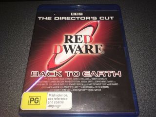 Red Dwarf Back To Earth The Directors Cut Blu Ray Dvd Rare