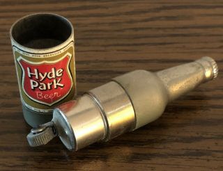 1950’s Kem Hyde Park Beer St Louis Mo Bottle Lighter Rare Vintage