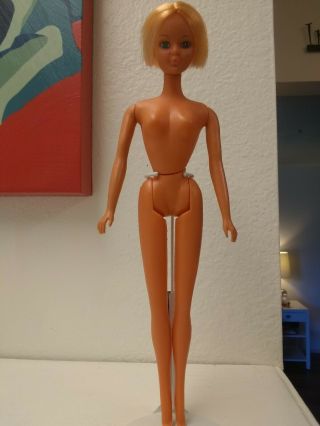 Vintage Barbie/twiggy Clone Durham Charly Doll Hong Kong 1970 