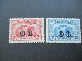 Pre Decimal Stamps: Airmail Overprint Os Cto - Rare (i313)