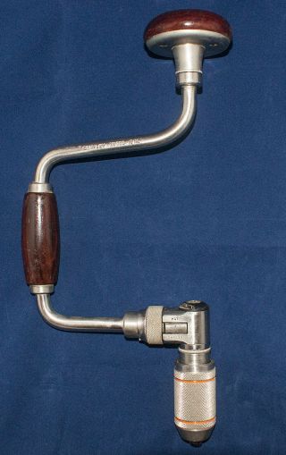 Rare Vintage Stanley No.  923 10 " Ratchet Hand Drill