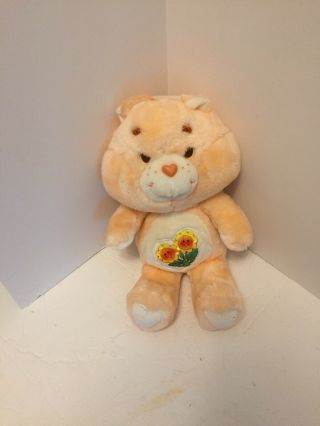 Vintage 1983 Care Bear Friend Bear 13” Tag Number 60220 Plush Bear