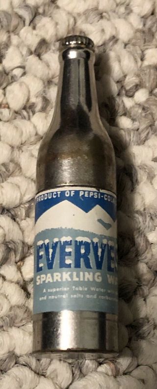 1950’s Kem Evervess Sparkling Water Pepsi - Cola Co Bottle Lighter Rare Vintage