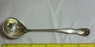 Antique Gorham Lancaster Sterling Silver Olive Spoon 5 3/4 "
