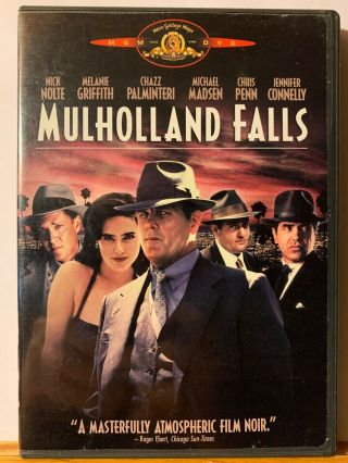 Mulholland Falls (dvd,  2004) Crime Rare Oop Jennifer Connelly