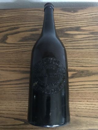 Henze Tollen Brewing Co.  Bottle Antique Rare Michigan