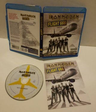 Iron Maiden - Flight 666: The Film (blu - Ray Disc,  2009) Very Rare