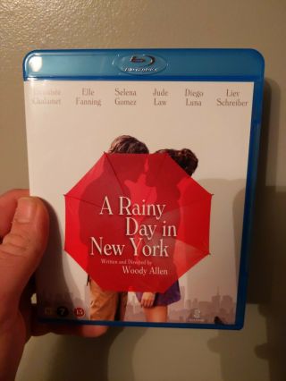 A Rainy Day In York (blu - Ray Disc,  2019) Woody Allen Rare Regionfree Import